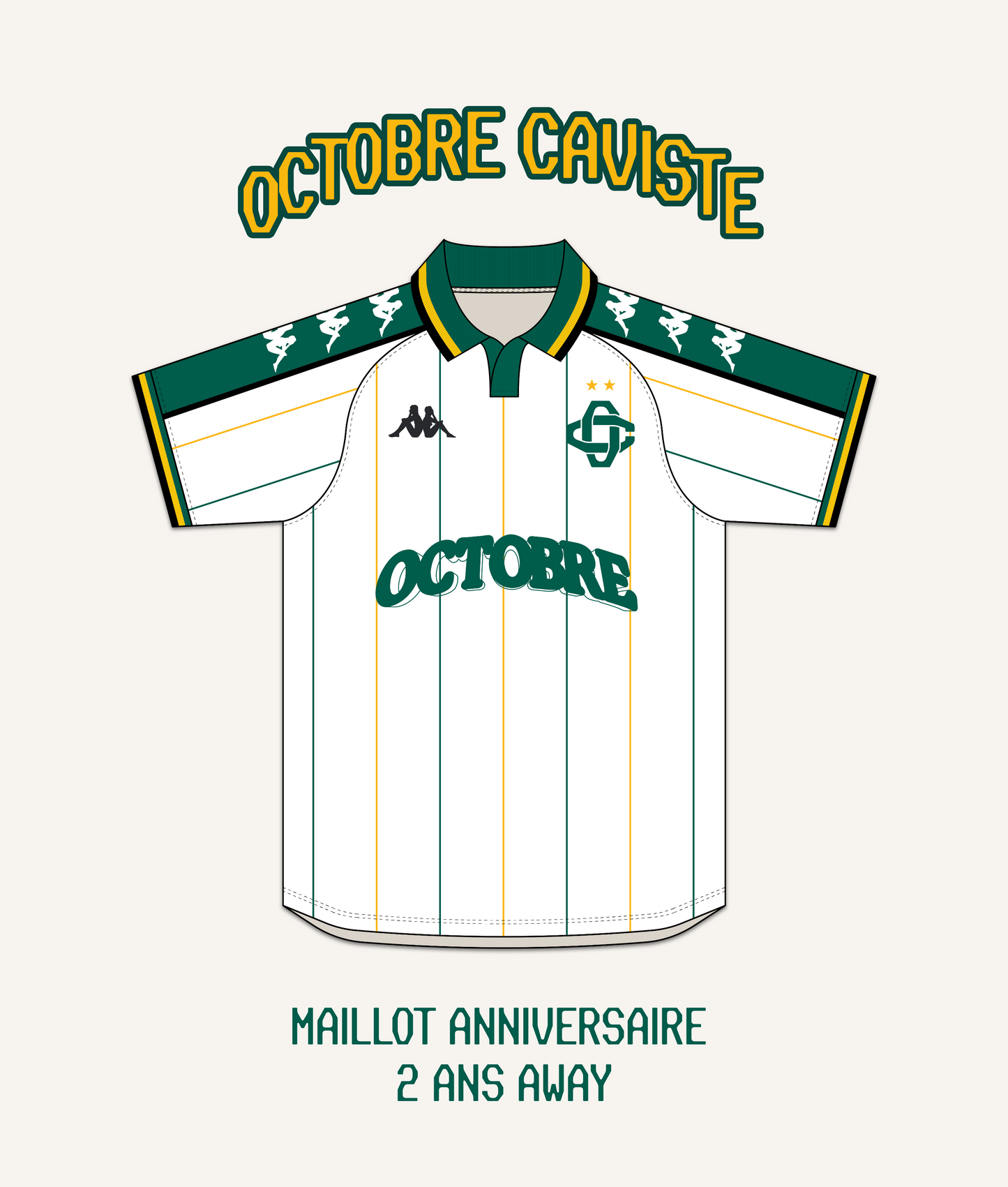 Maillot 2 ans Away ⚪️🟢